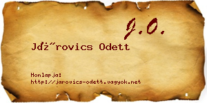 Járovics Odett névjegykártya